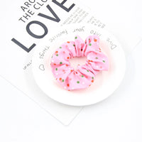 Christmas Cute Women's Color Block Rib-Knit Hair Tie
