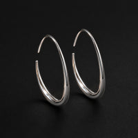 Beauteast Fluid Open Hoop Earrings