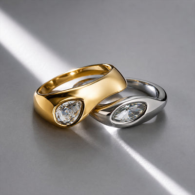 Beauteast Dual Form Ring Set