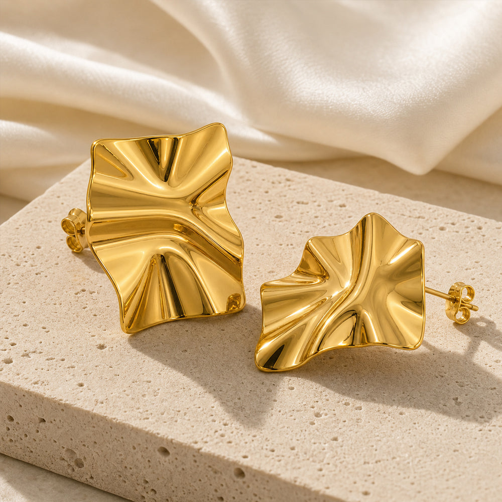 Beauteast Folded Form Earrings