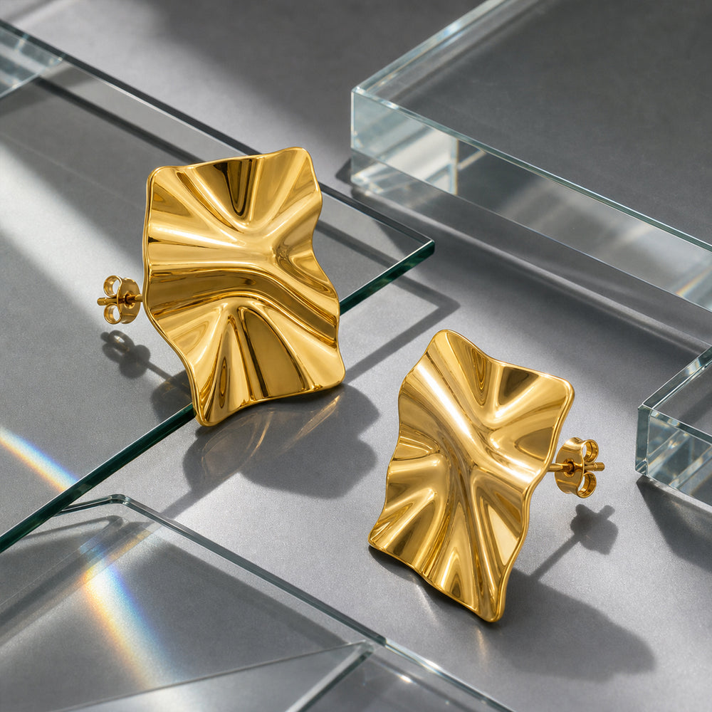 Beauteast Folded Form Earrings