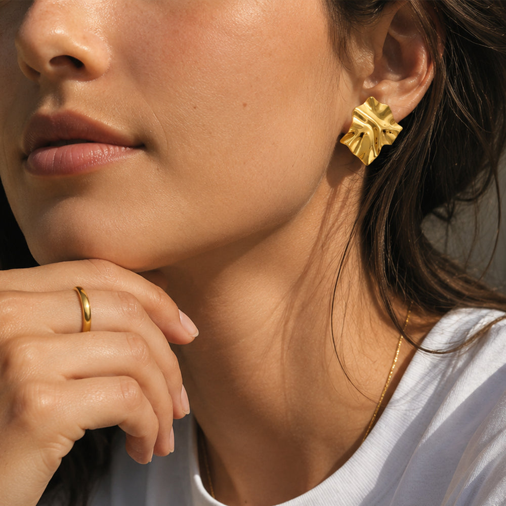 Beauteast Folded Form Earrings