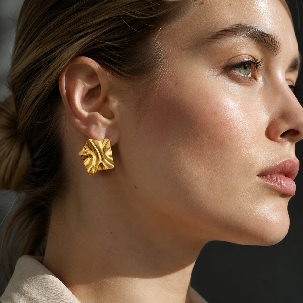 Beauteast Folded Form Earrings