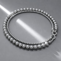 Beauteast Double Strand Pearl Necklace