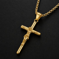 Beauteast Crucifix Pendant Necklace