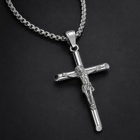 Beauteast Crucifix Pendant Necklace