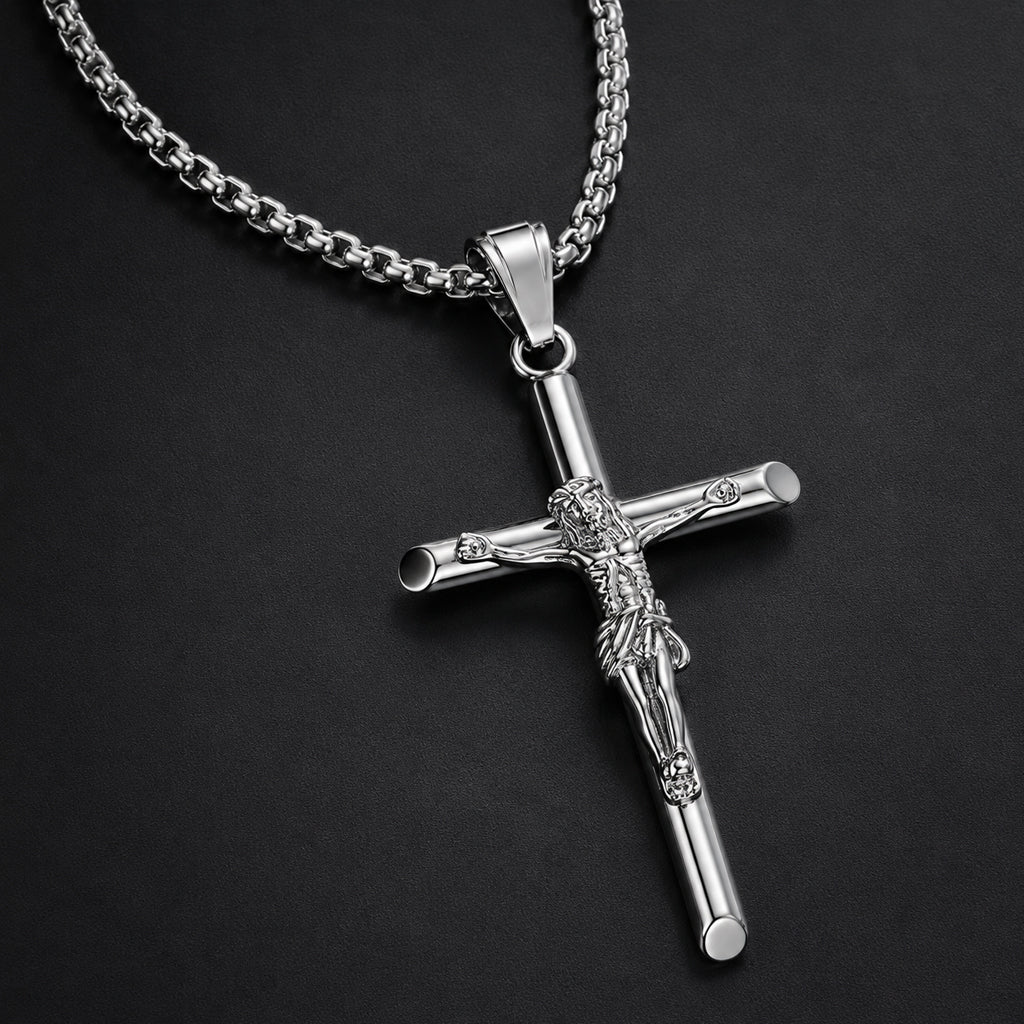 Beauteast Crucifix Pendant Necklace