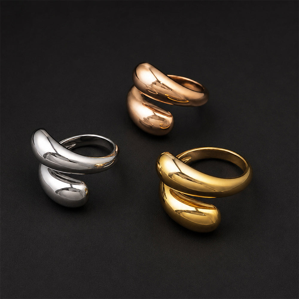 Beauteast Fluid Dome Wrap Ring