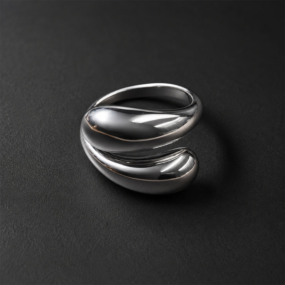Beauteast Fluid Dome Wrap Ring