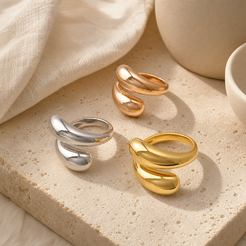 Beauteast Fluid Dome Wrap Ring