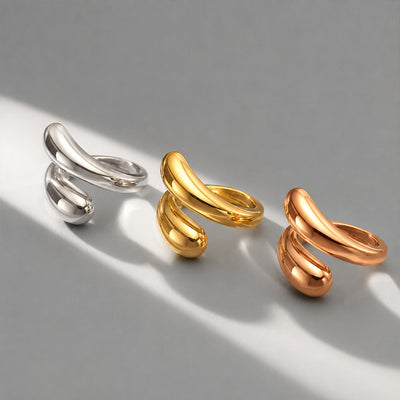 Beauteast Fluid Dome Wrap Ring