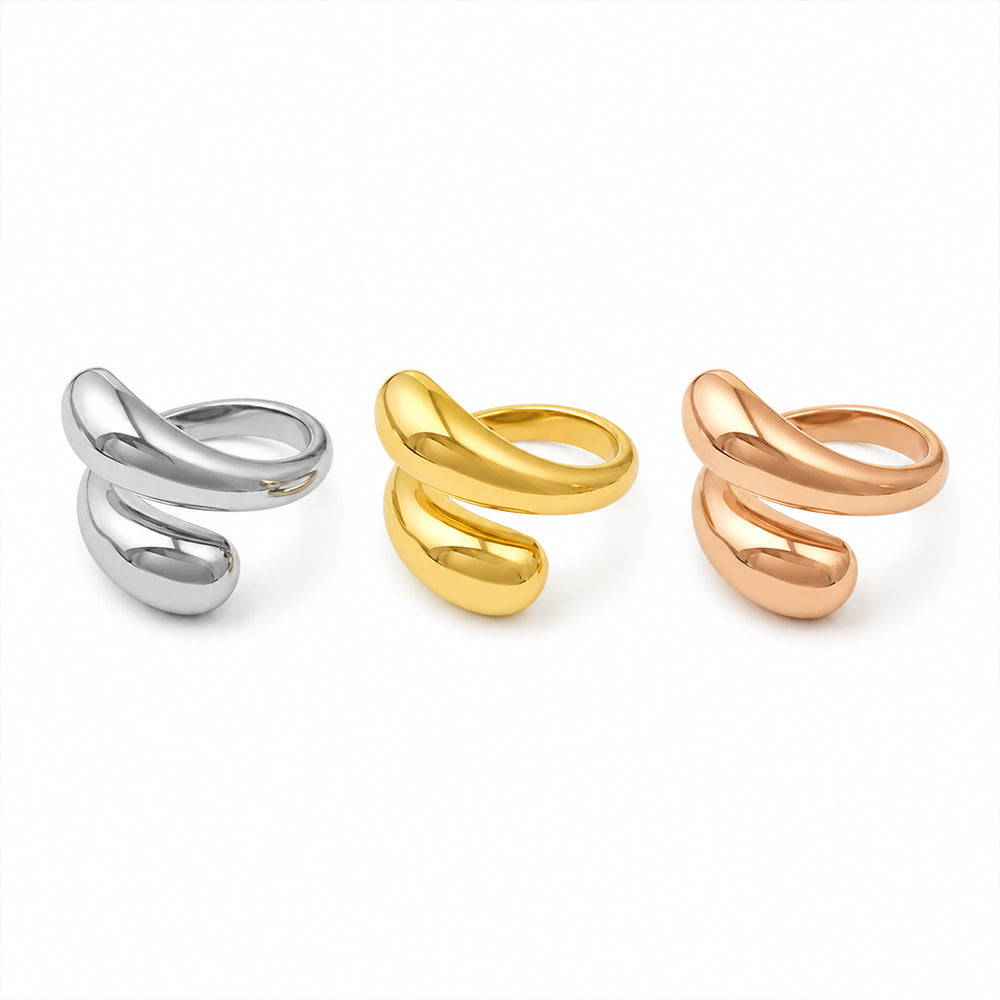 Beauteast Fluid Dome Wrap Ring
