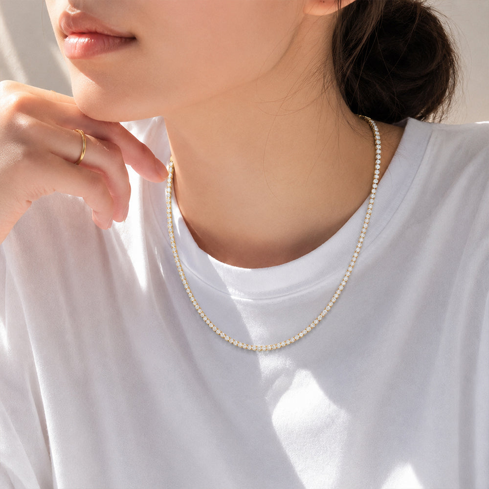 Beauteast Linea Tennis Necklace