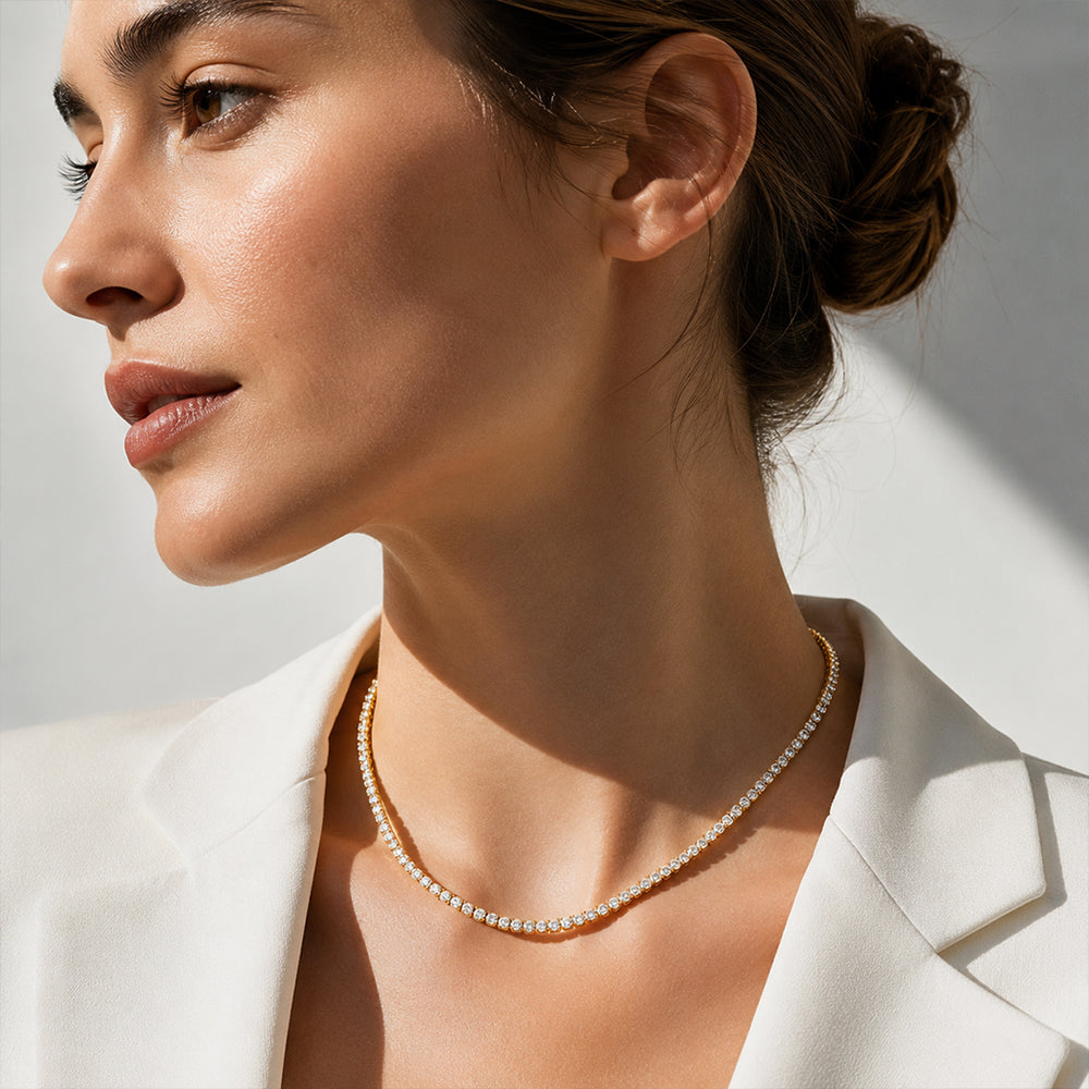 Beauteast Linea Tennis Necklace