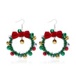 Grass Ring Bell Earrings