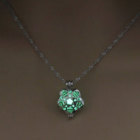 Luminous Hollow Snowflake Pendant Necklace