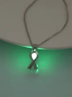 Luminous Hollow Snowflake Pendant Necklace