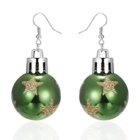 1 Pair Cute Star Stripe Snowflake Resin Ear Hook