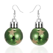 1 Pair Cute Star Stripe Snowflake Resin Ear Hook
