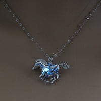 Luminous Hollow Snowflake Pendant Necklace