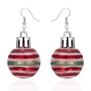 1 Pair Cute Star Stripe Snowflake Resin Ear Hook