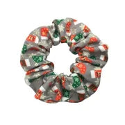 Christmas Cute Women's Color Block Rib-Knit Hair Tie