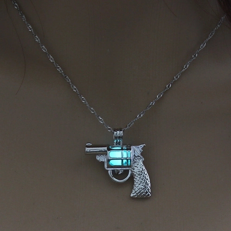 Luminous Hollow Snowflake Pendant Necklace