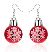1 Pair Cute Star Stripe Snowflake Resin Ear Hook