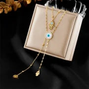 Vintage Style Life Tree Flower Bow Knot 304 Stainless Steel Pendant Necklace