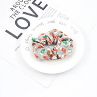 Christmas Cute Women's Color Block Rib-Knit Hair Tie
